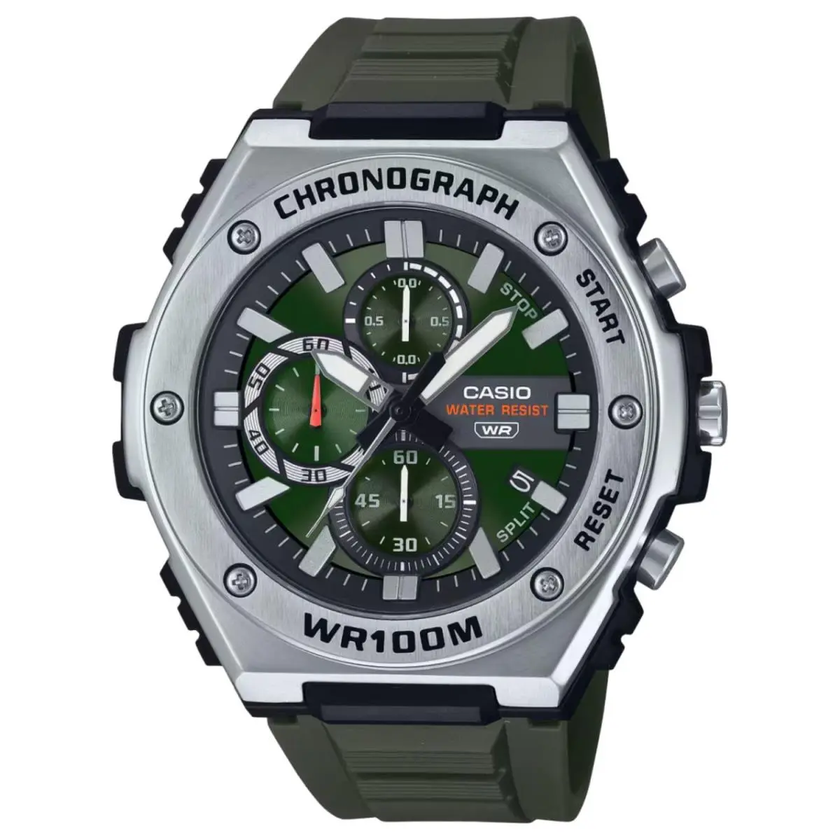 Men`s Bold Green Dial Watch - MWA-300H-3A by Casio