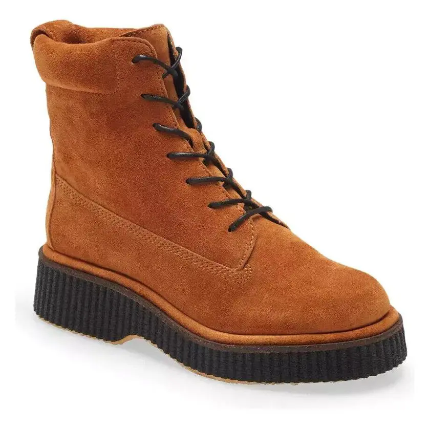 Rag Bone Sloane Suede Lace-up Boot in Cinnamon Size 9.5 - Brown, Manufacturer: Cinnamon