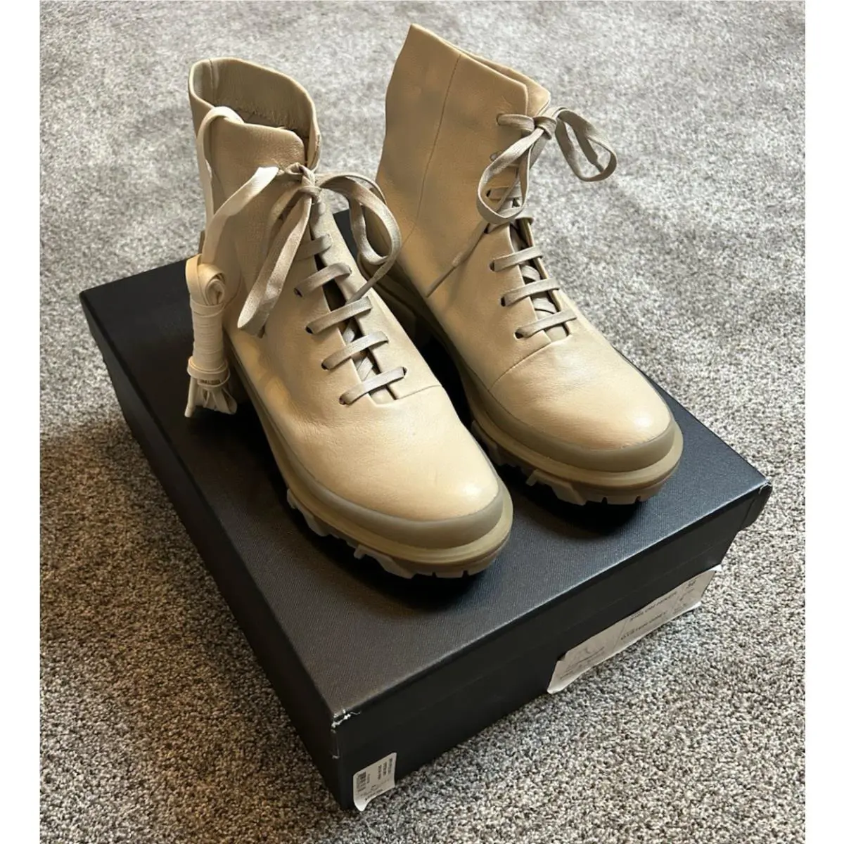 Rag Bone Shiloh Hiker Combat Boot – Oyster Grey – Women’s Size 6 –
