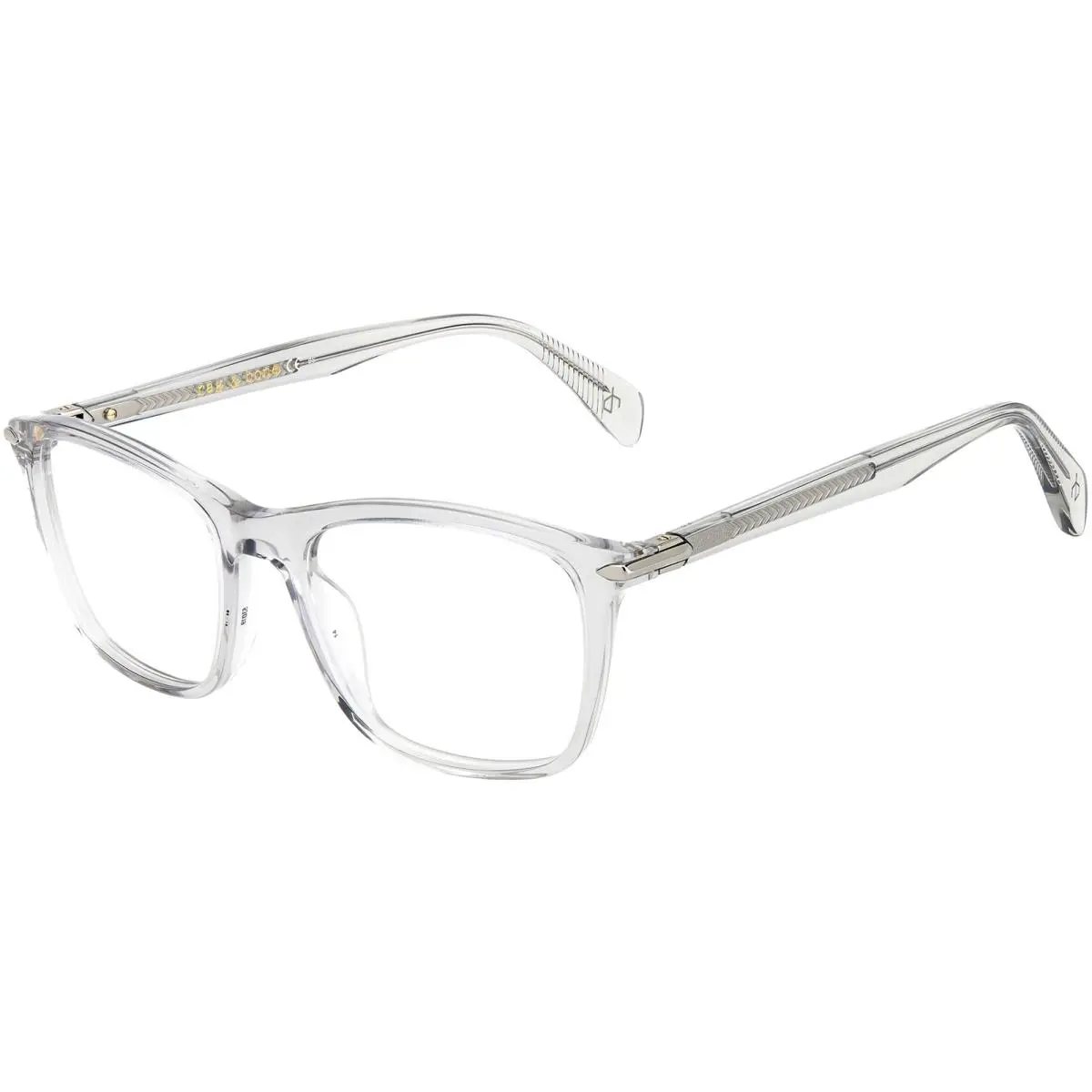 Rag Bone Men`s Grey Square Eyeglass Frames - RNB7024 0KB7 19 - Frame: Grey