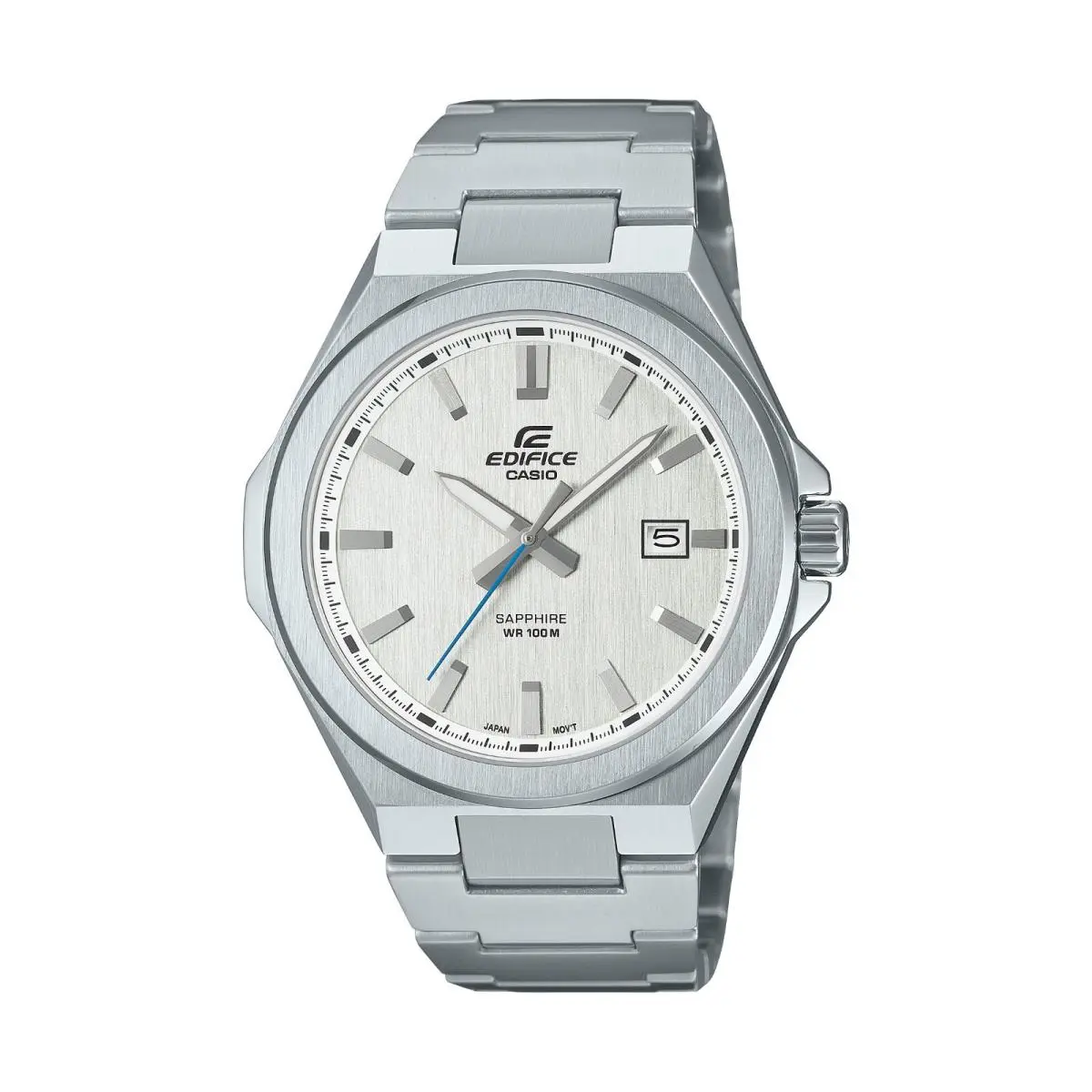 Edifice Sapphire Men`s Quartz Date Indicator 45mm Watch EFB108D-7AV by Casio