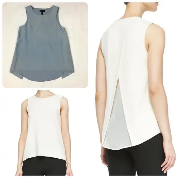 Rag and Bone Haprer Top Fog Blue Sz.xs sty:W276A70NEO