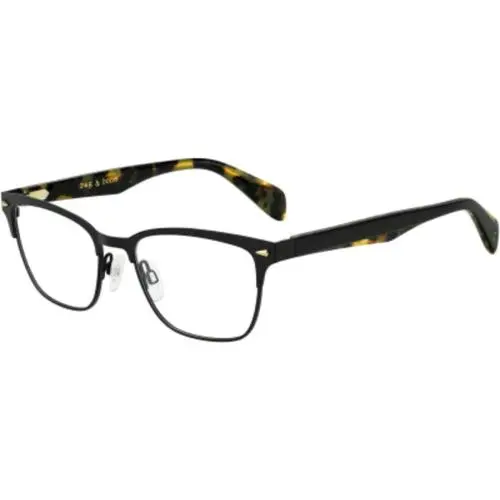 Rag Bone St/steel Eyeglasses Rnb 3022 003 51mm Blk Unisex Ophthalmic Rx Frame
