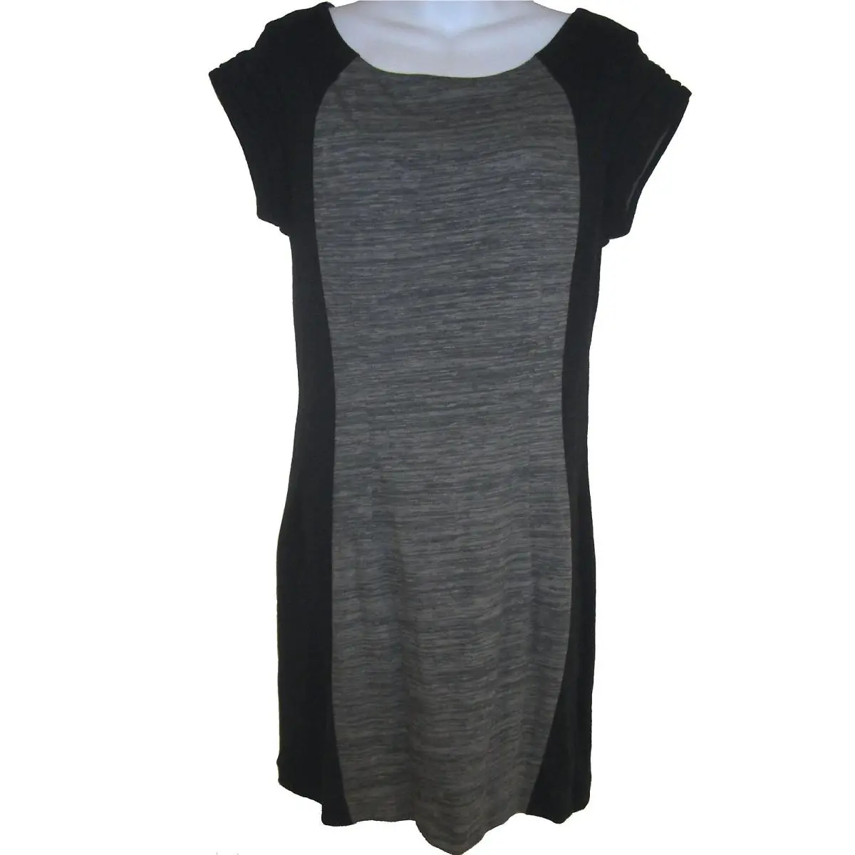 Rag Bone Knit Terry Moto Dress Gunmetal sz L W225T456F by Rag & Bone