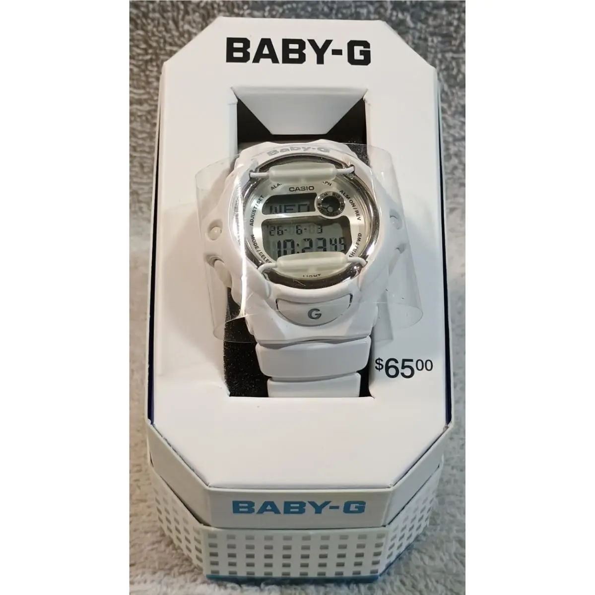 Casio Watch Baby-g BG169R-7AMTN Digital White Colorway