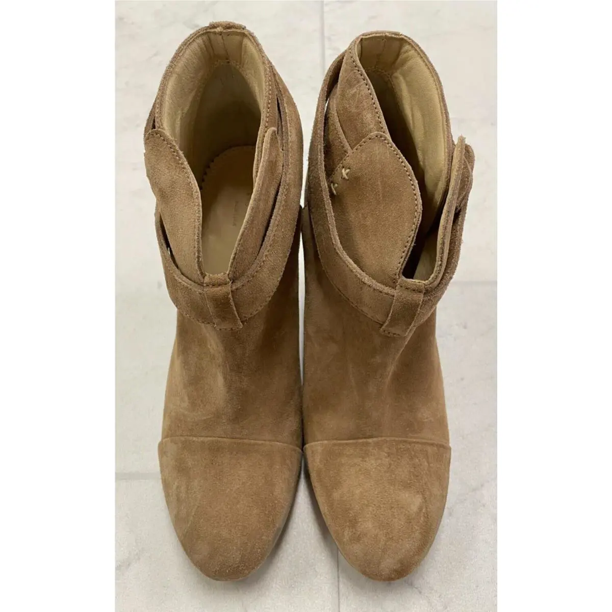 Rag Bone Harrow Boot In Camel Suede Size:EU36.5 US:6.5