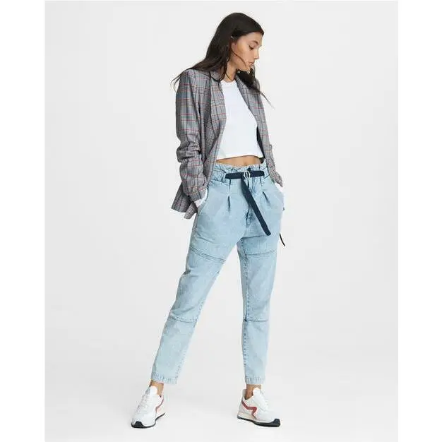 Rag and Bone Belted Hunter Pants Jeans in Clean Outworn sz.24 by Rag & Bone
