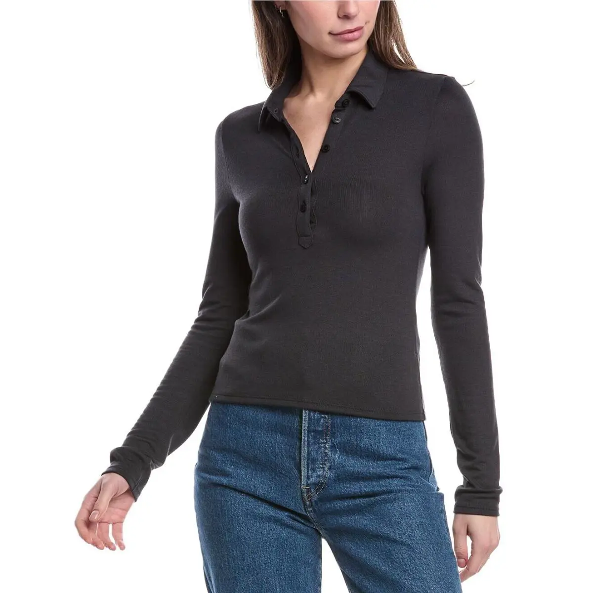 Rag Bone Lea Polo Shirt Size M Msrp: