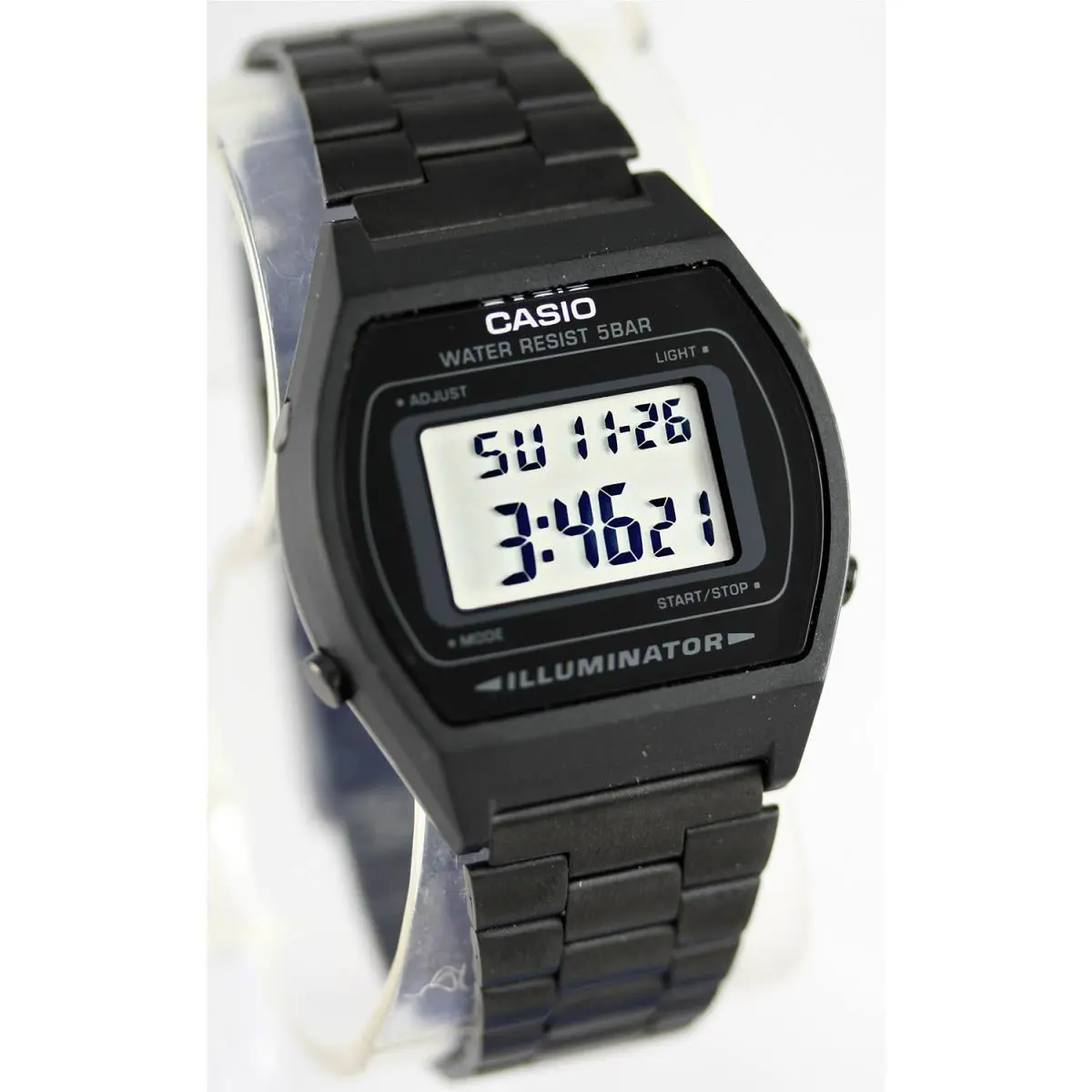 Casio Illuminator B640WB-1A Unisex Watch Quartz Black Stainless Steel