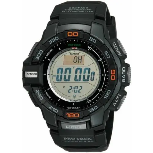 Casio Protrek PRG270-1CR Solar Triple Sensor Watch - Black/grey