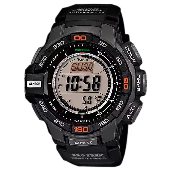 Casio Protrek PRG270-1CR Solar Triple Sensor Compass Altimeter Barometer Watch