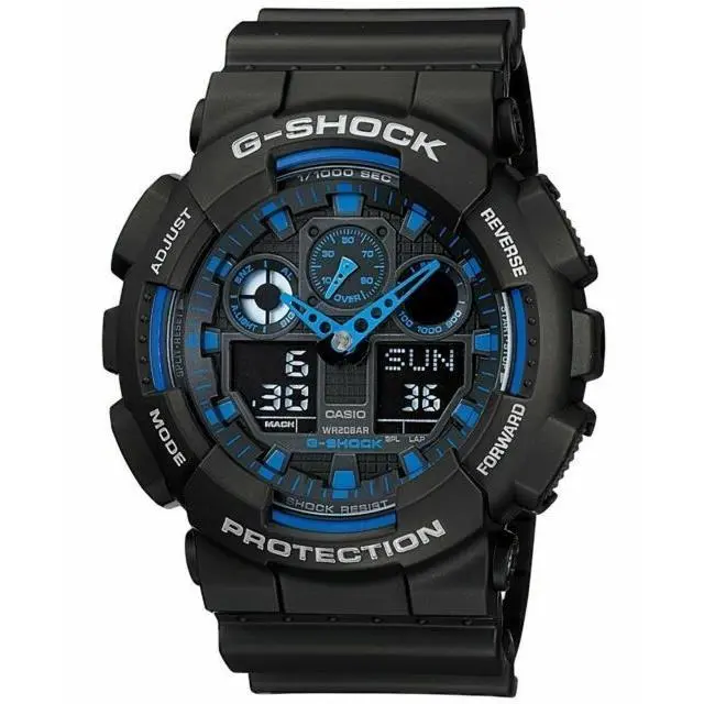 Casio G-shock Classic Analog Digital Shock Resistant Watch GA100-1A2