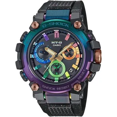 Casio G-shock MTGB3000DN1A Men`s Watch Nebula Rainbow Ion-plating