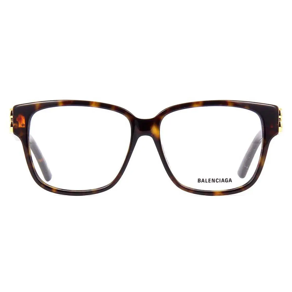 Balenciaga BB0104O Eyeglasses Women Gold Square 56mm