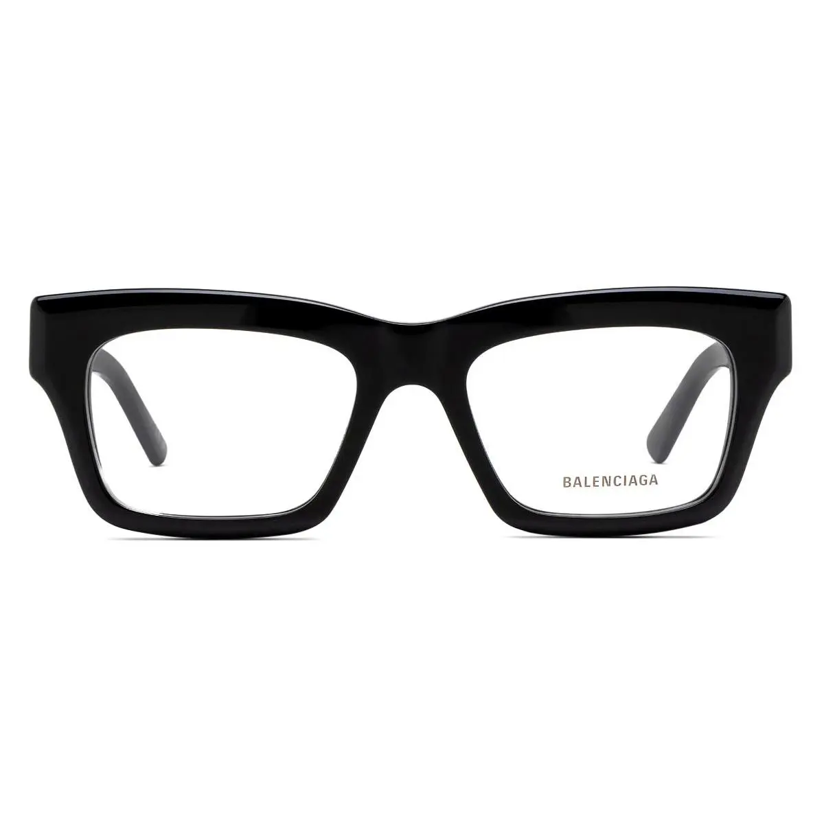 Balenciaga BB0240O Eyeglasses Unisex Black Rectangle 52mm