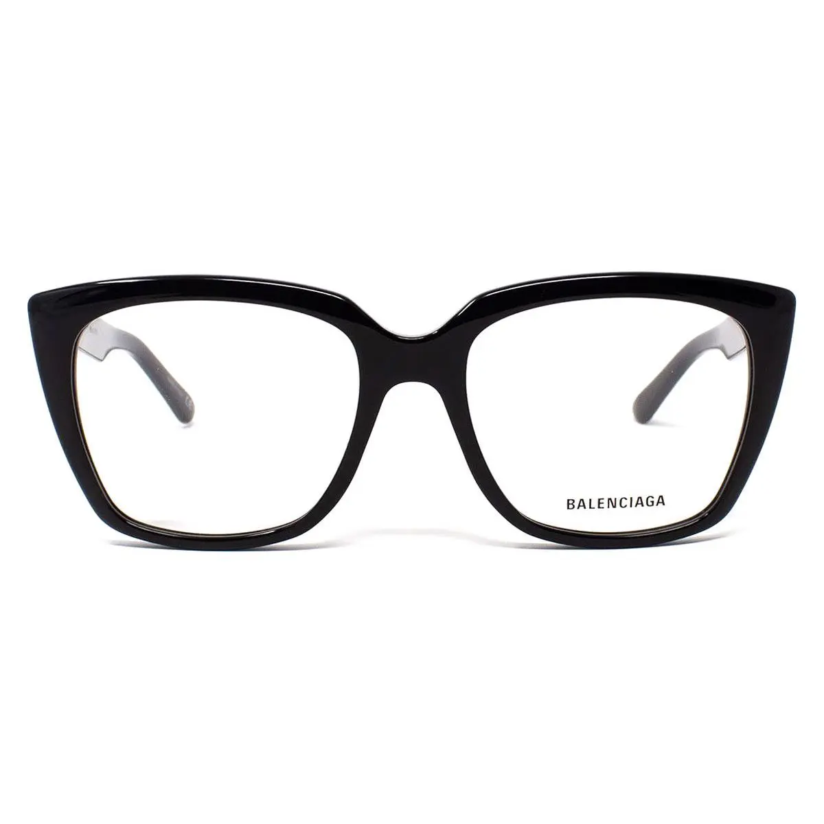Balenciaga BB0062O Eyeglasses Women Black Cat Eye 53mm - Frame: Black, Lens: Demo