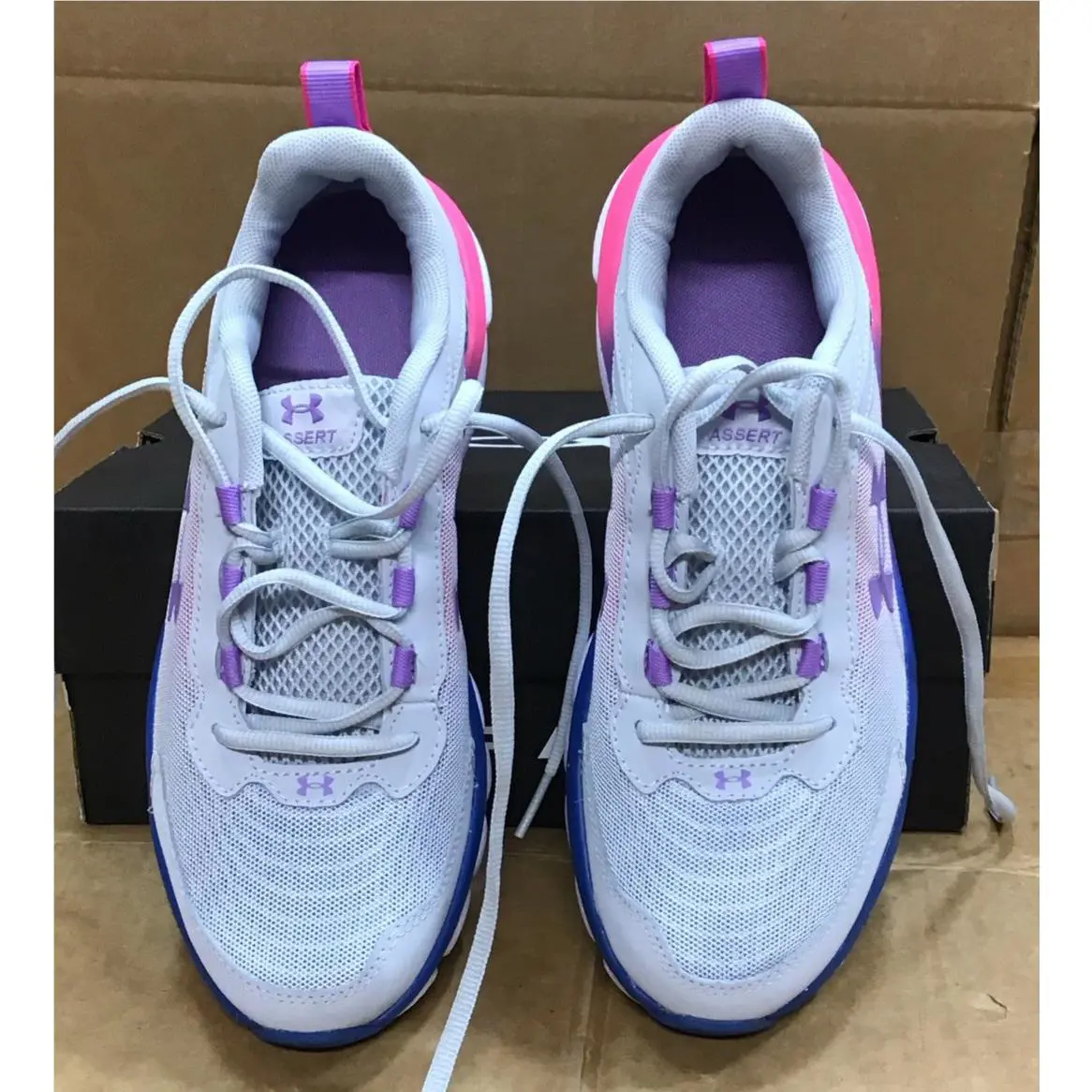 Under Armour shoes - Under Armour UA GGS Assert 9 - Gray 1