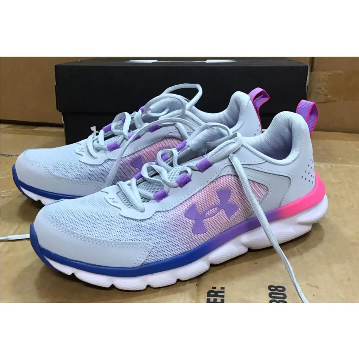 Under Armour shoes - Under Armour UA GGS Assert 9 - Gray 3