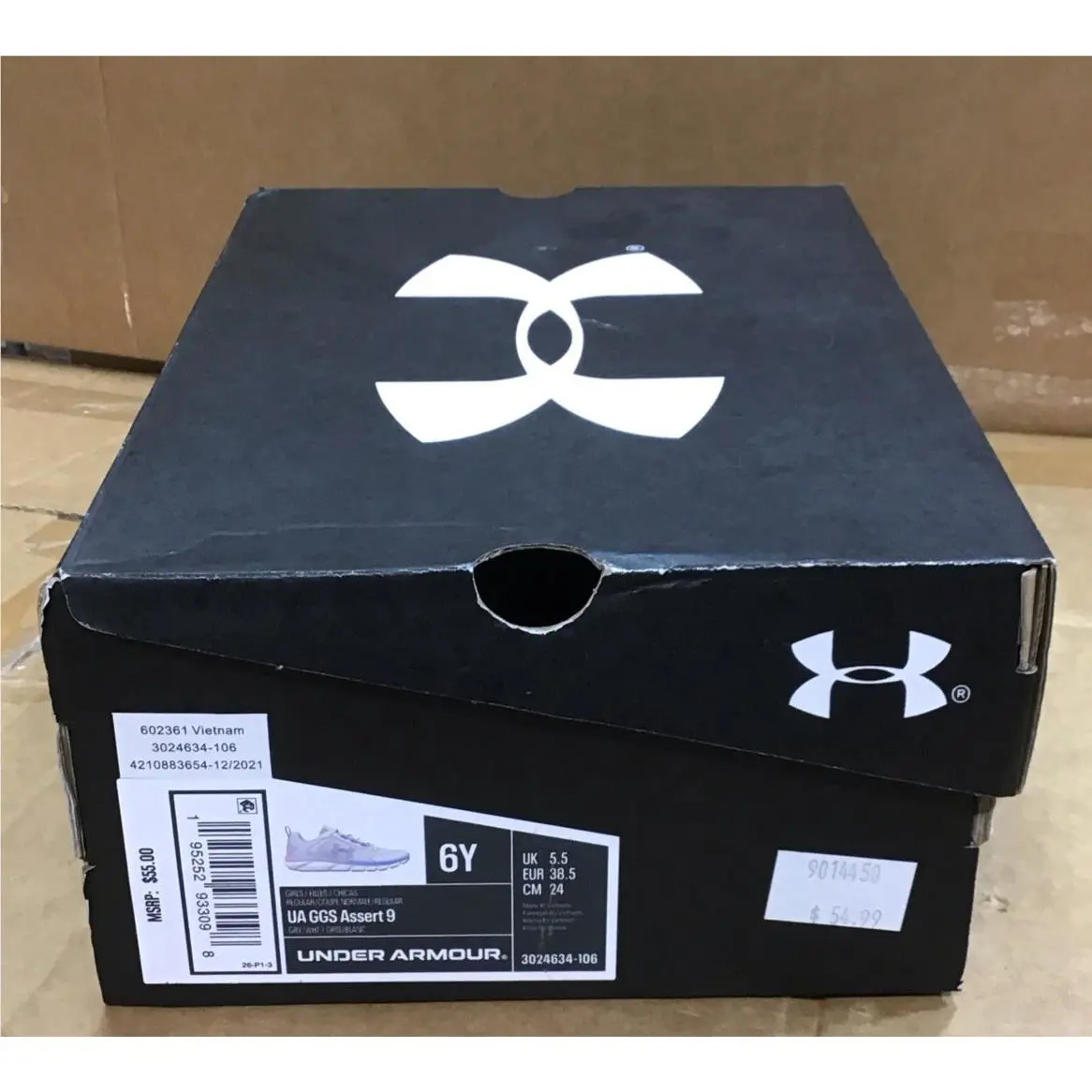 Under Armour shoes - Under Armour UA GGS Assert 9 - Gray 6
