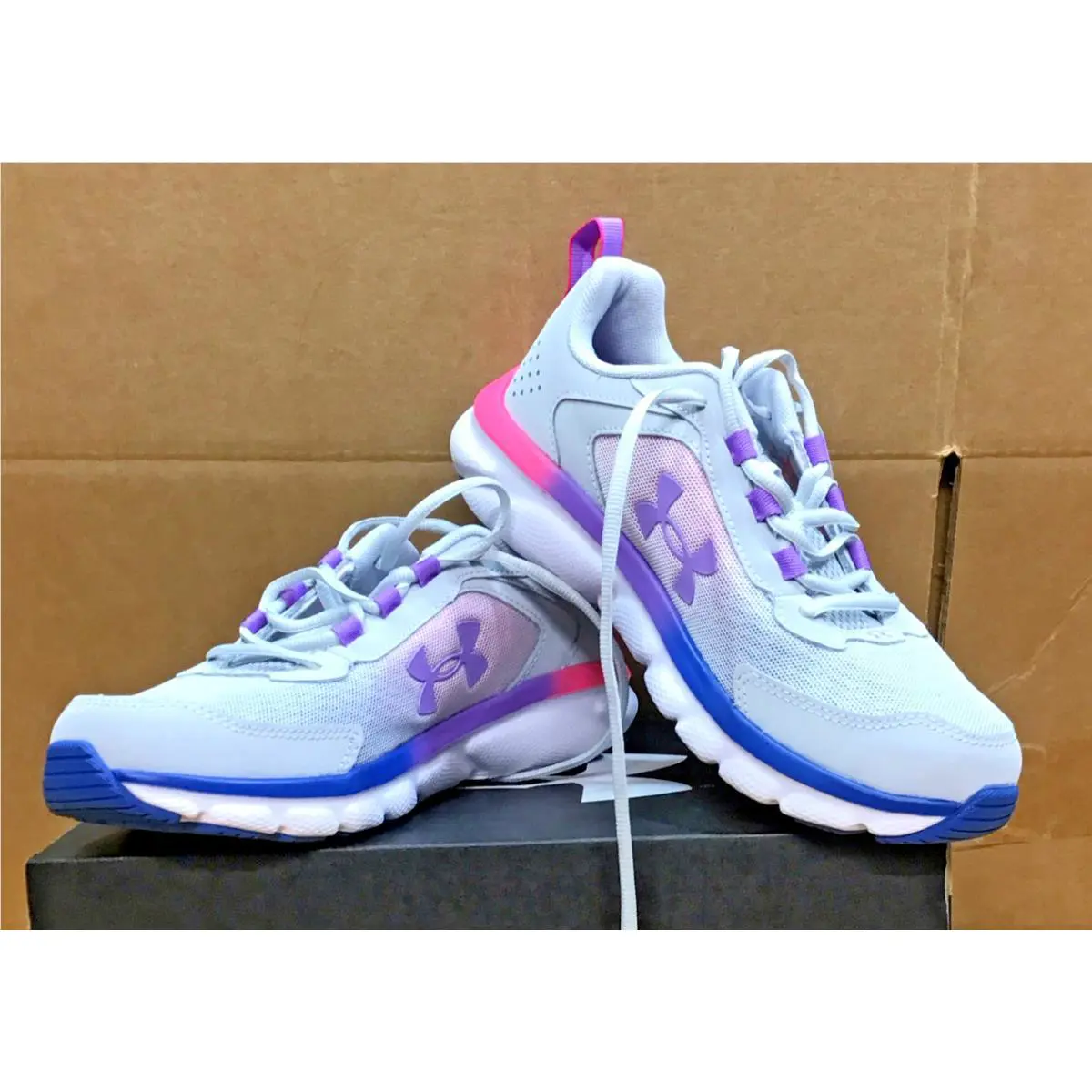Under Armour shoes - Under Armour UA GGS Assert 9 - Gray 8