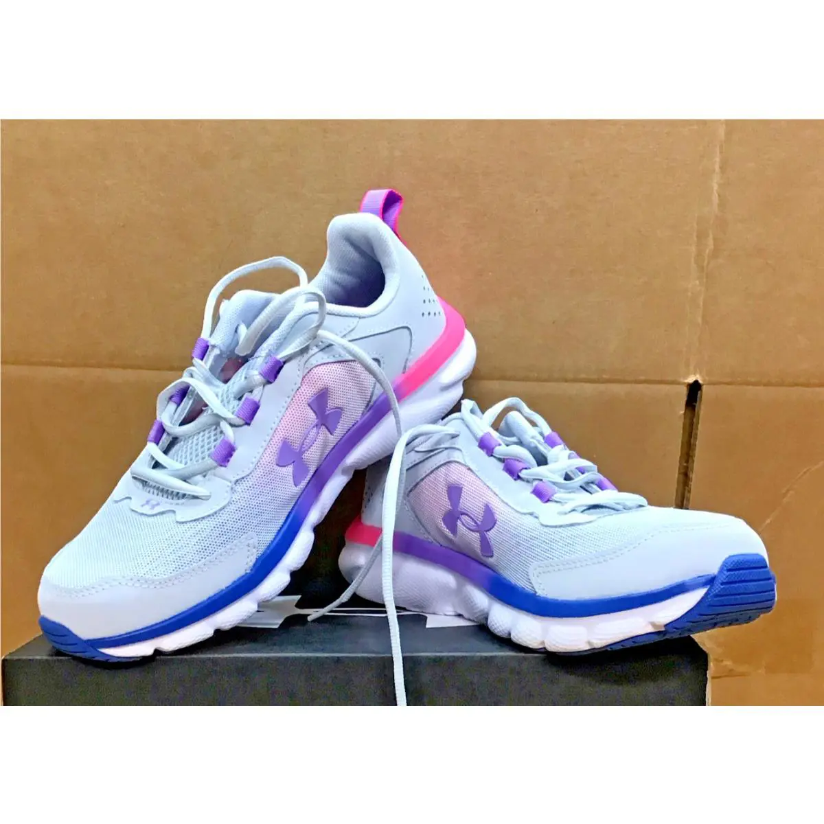 Under Armour shoes - Under Armour UA GGS Assert 9 - Gray 7