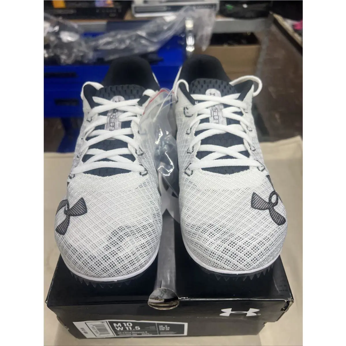 Under Armour shoes - Under Armour Kick Distance - Kick Distance - 3025460-100 - White 1