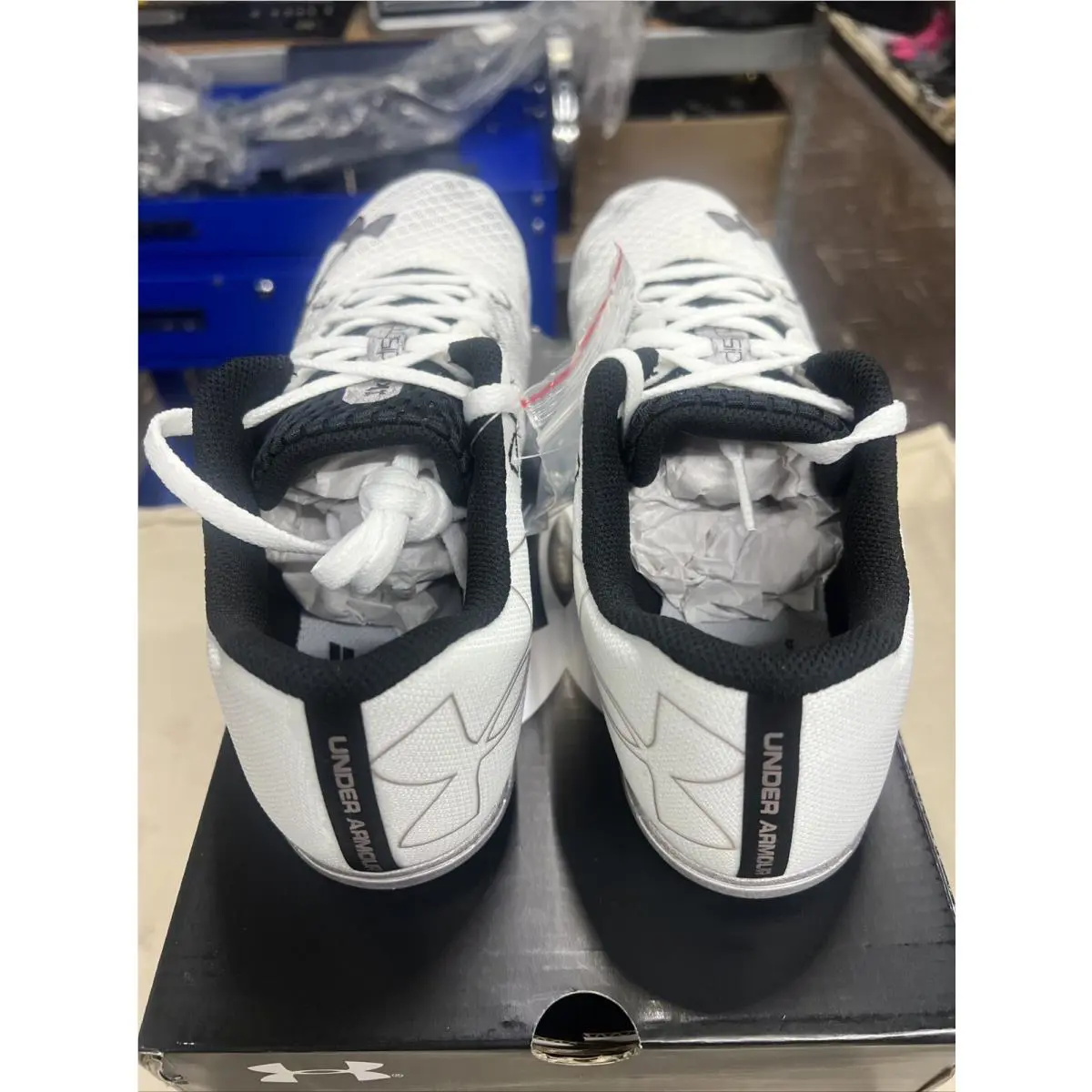Under Armour shoes - Under Armour Kick Distance - Kick Distance - 3025460-100 - White 2
