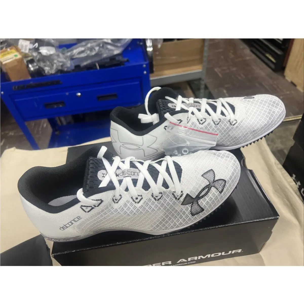 Under Armour shoes - Under Armour Kick Distance - Kick Distance - 3025460-100 - White 12
