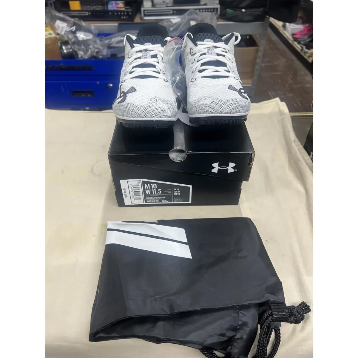 Under Armour shoes - Under Armour Kick Distance - Kick Distance - 3025460-100 - White 7