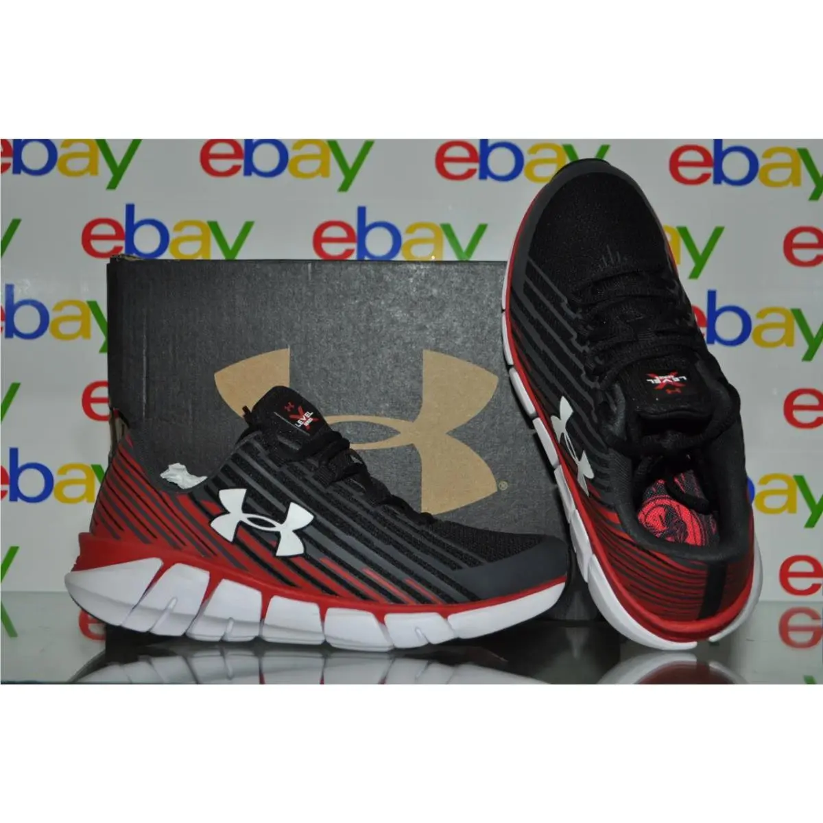 Under Armour shoes - Under Armour X Level Scramjet Remix - Black/Red 2