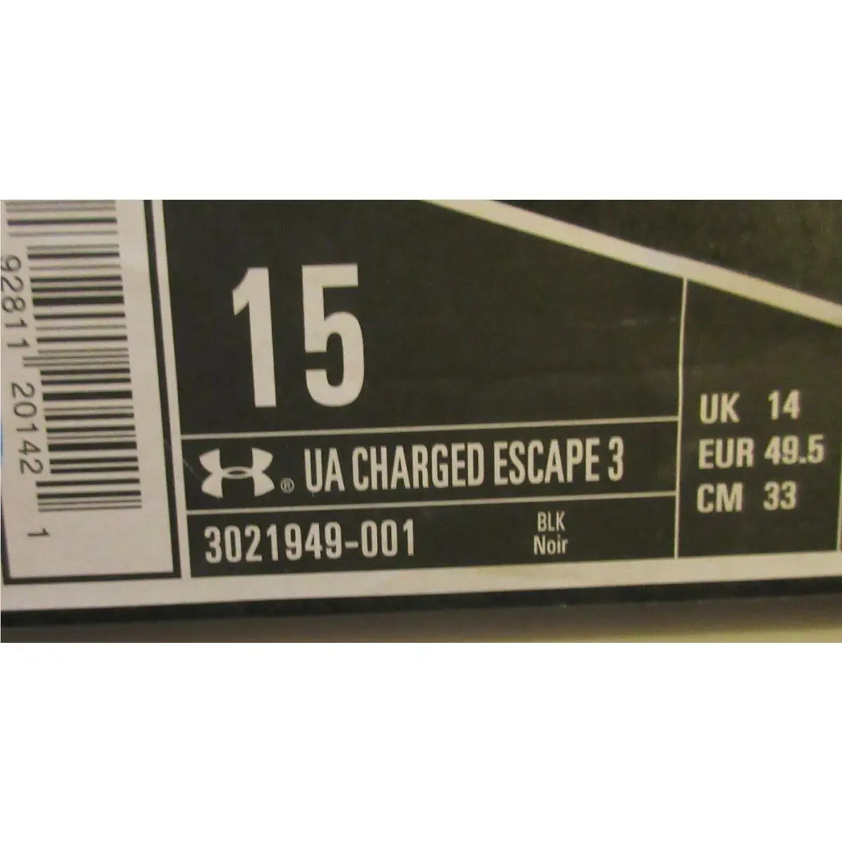 Under Armour shoes - Escape 3 - Escape - Black 4