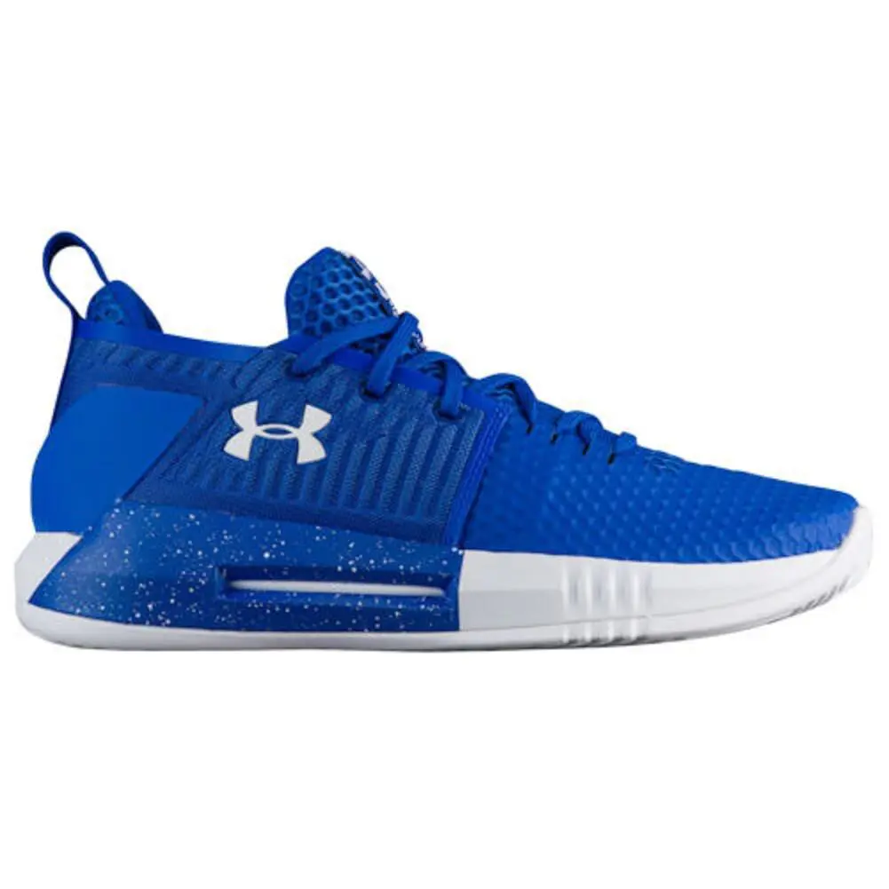 Under Armour UA Drive 4 Low Basketball Shoes Men: 5.5/Women: 7 - Royal/White