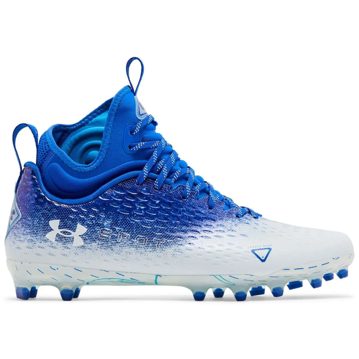 3025082-400 Mens Under Armour UA Spotlight Lux MC 2.0 - Blue/White