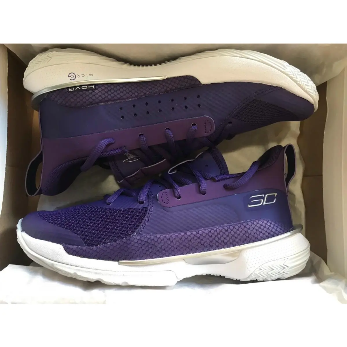 Under Armour shoes - UNDER ARMOUR TEAM CURRY 7 - 3023838-501 - Purple Violet 16