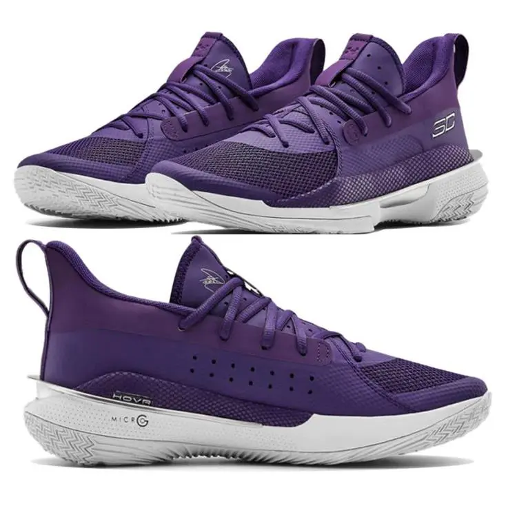 Under Armour shoes - UNDER ARMOUR TEAM CURRY 7 - 3023838-501 - Purple Violet 8