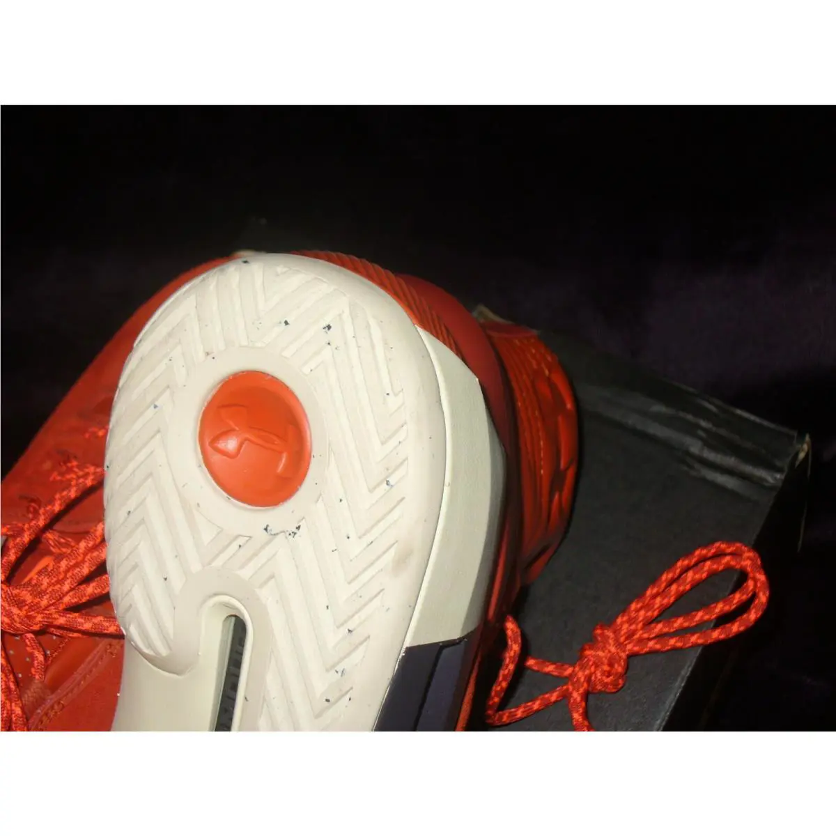 Under Armour shoes - UA PREMIUM DRIVE FOUR IV - Orange/Black/White 8
