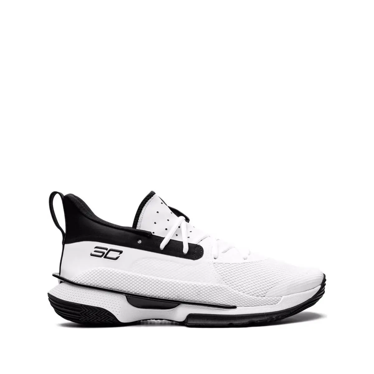 Under Armour shoes - UNDER ARMOUR TEAM CURRY 7 - 3023838-108 - White/Black 5