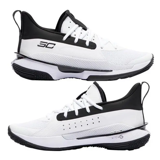 Under Armour shoes - UNDER ARMOUR TEAM CURRY 7 - 3023838-108 - White/Black 11