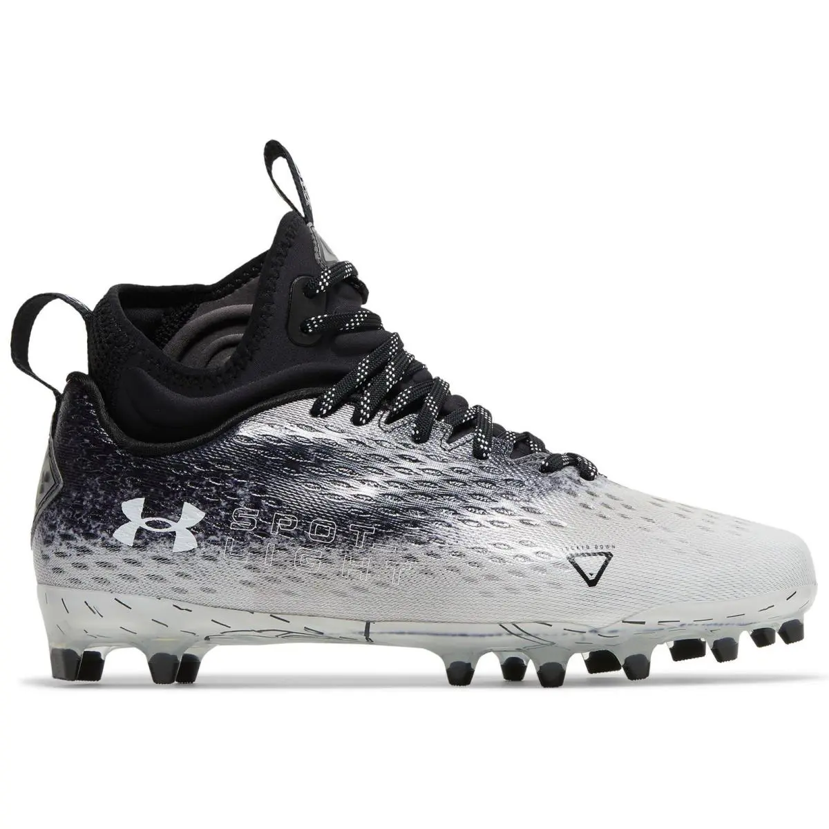 3025082-001 Mens Under Armour UA Spotlight Lux MC 2.0 - Black/White