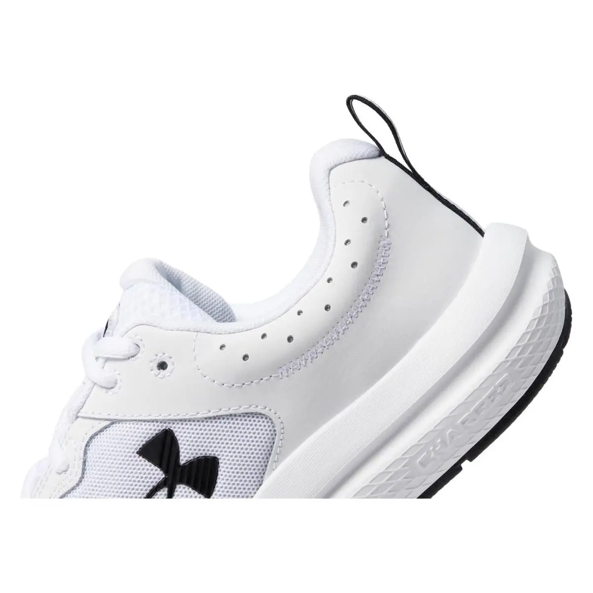 Under Armour shoes - Under Armour Charged Assert 10 - 3026175-104 - White 3
