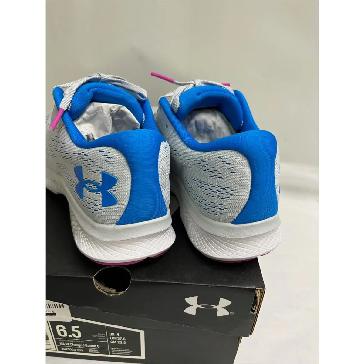 Under Armour shoes - W Charged Bandit 6 - Charged Bandit - 3023023-105 - Gray 10