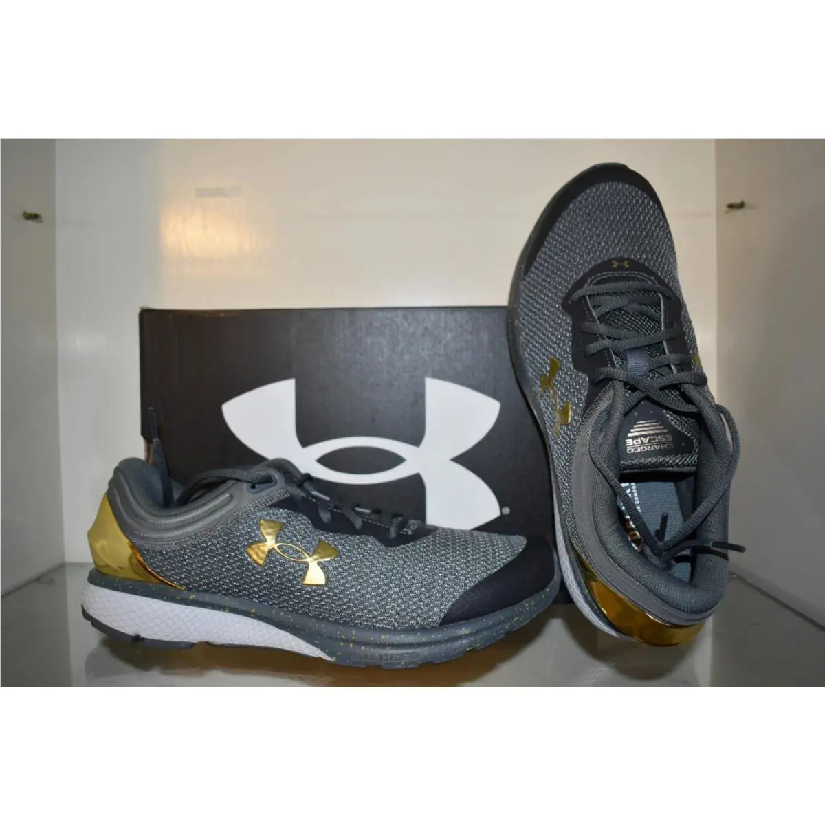 Under Armour shoes - Under Armour Charged Escape 3 BL VM - UA Charged Escape - Gray 0