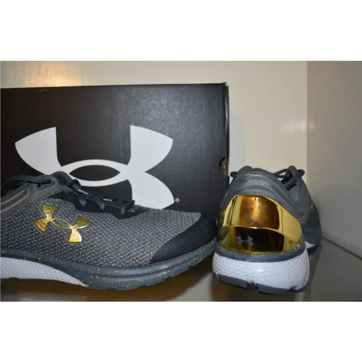 Under Armour shoes - Under Armour Charged Escape 3 BL VM - UA Charged Escape - Gray 1