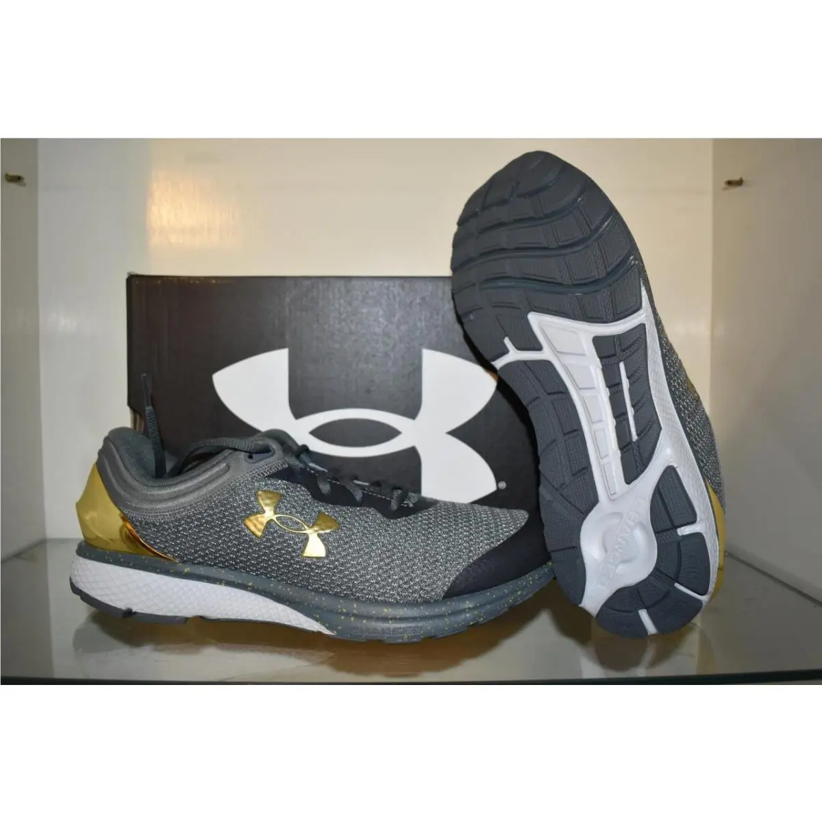 Under Armour shoes - Under Armour Charged Escape 3 BL VM - UA Charged Escape - Gray 2