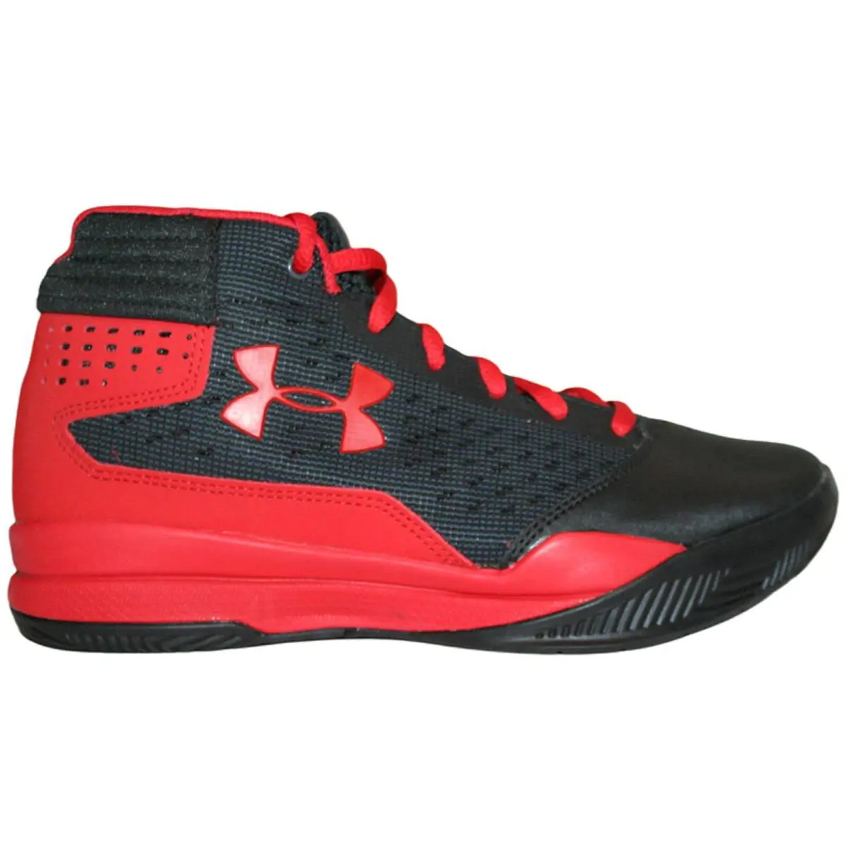 Under Armour Bgs Jet 2017 Grade School Boy`s Sneaker - Black/Red