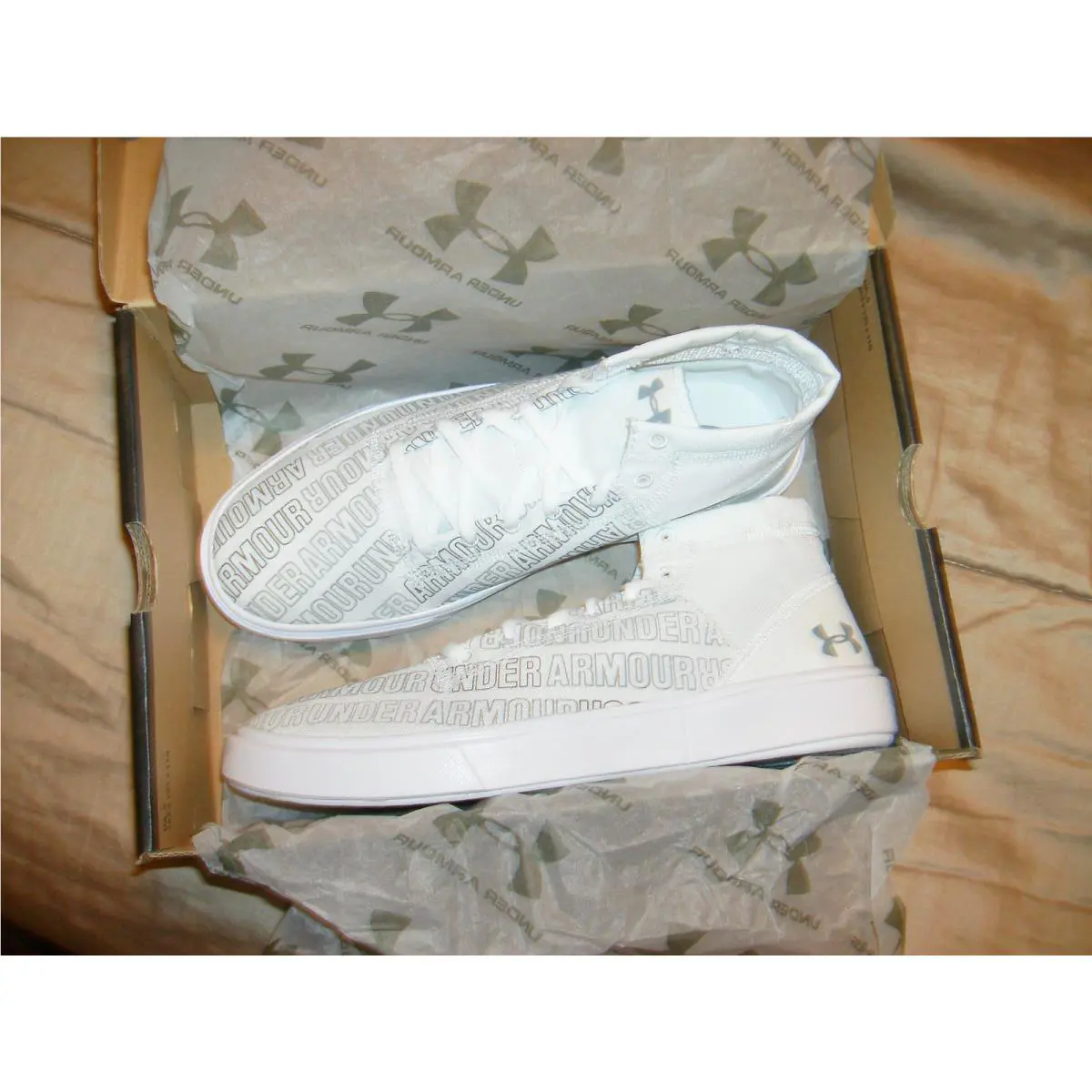 Under Armour shoes - Under Armour Grade School Kickit2 Word Mark - White/Gray 0