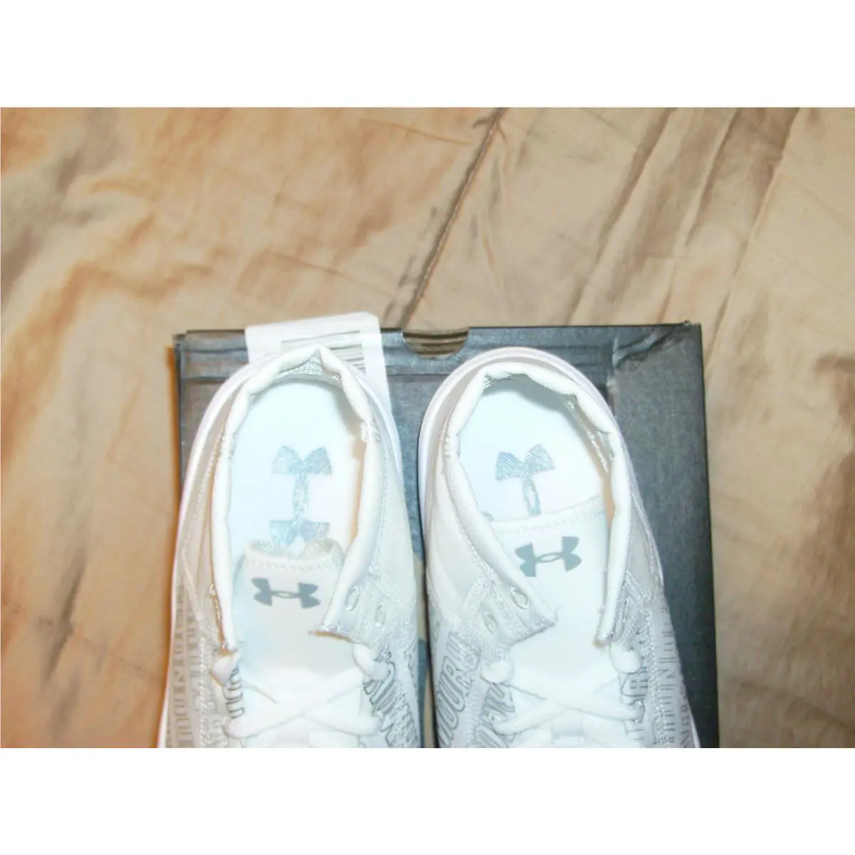 Under Armour shoes - Under Armour Grade School Kickit2 Word Mark - White/Gray 5