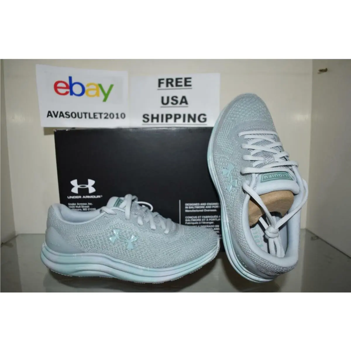 Under Armour shoes - UA Liquify Print - Liquify Print - 3023618 100 - Gray 0