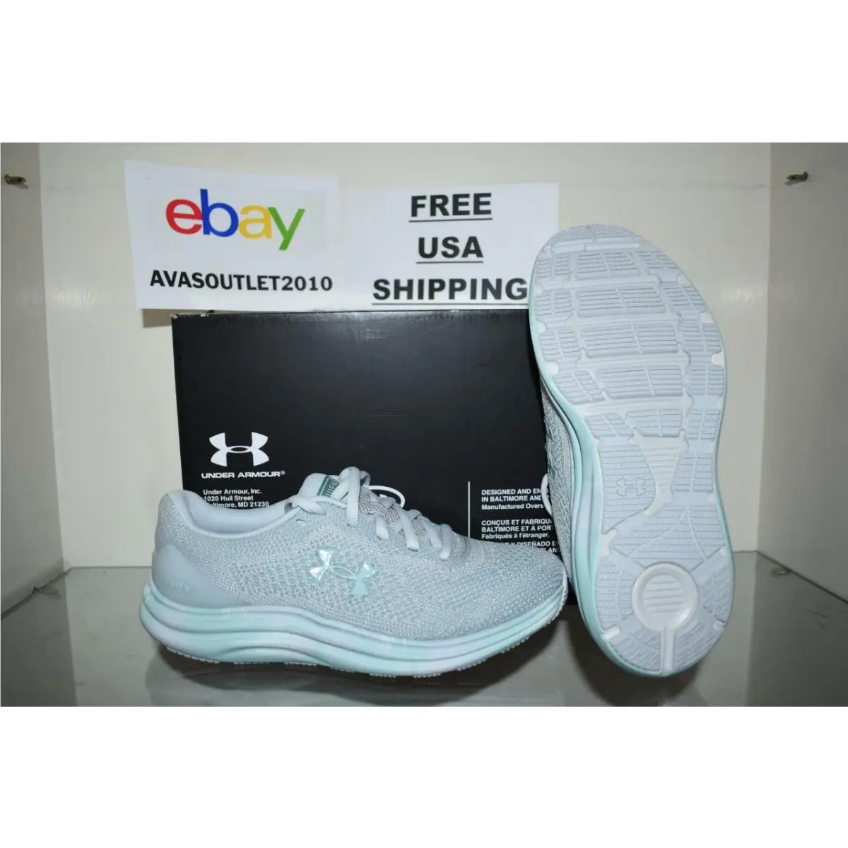 Under Armour shoes - UA Liquify Print - Liquify Print - 3023618 100 - Gray 1