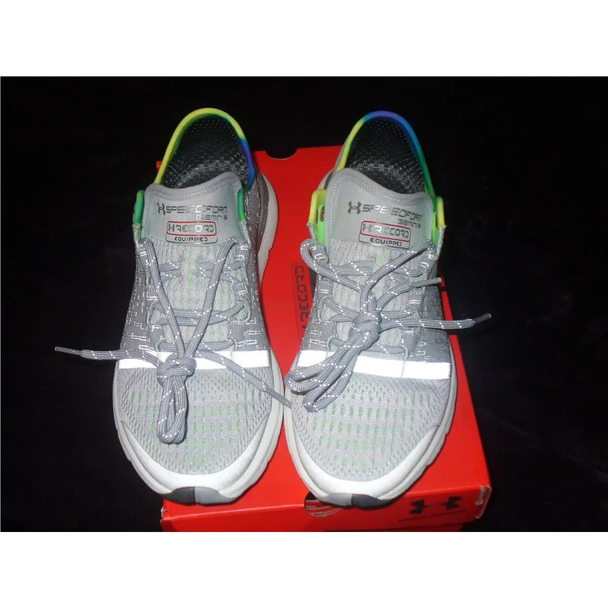 Under Armour shoes - Under Armour Speedform Gemini 3 - 1292430-941 - Grey/Silver/Green 13